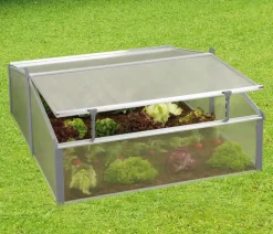 Juwel Doppelfrühbeet Easy Fix, ca. B100/H40/T120 cm Transparent Hot