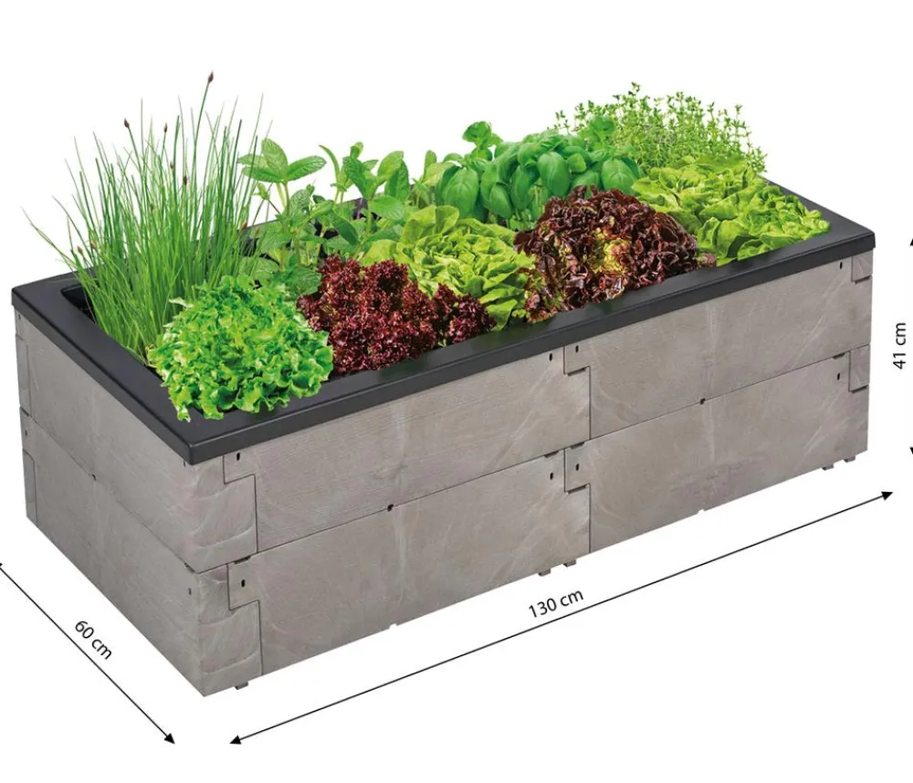 Juwel Pflanzkübel & Blumenkästen|Hochbeete & Frühbeete > Pflanzkasten Timber, ca. B130/H41/T60 cm