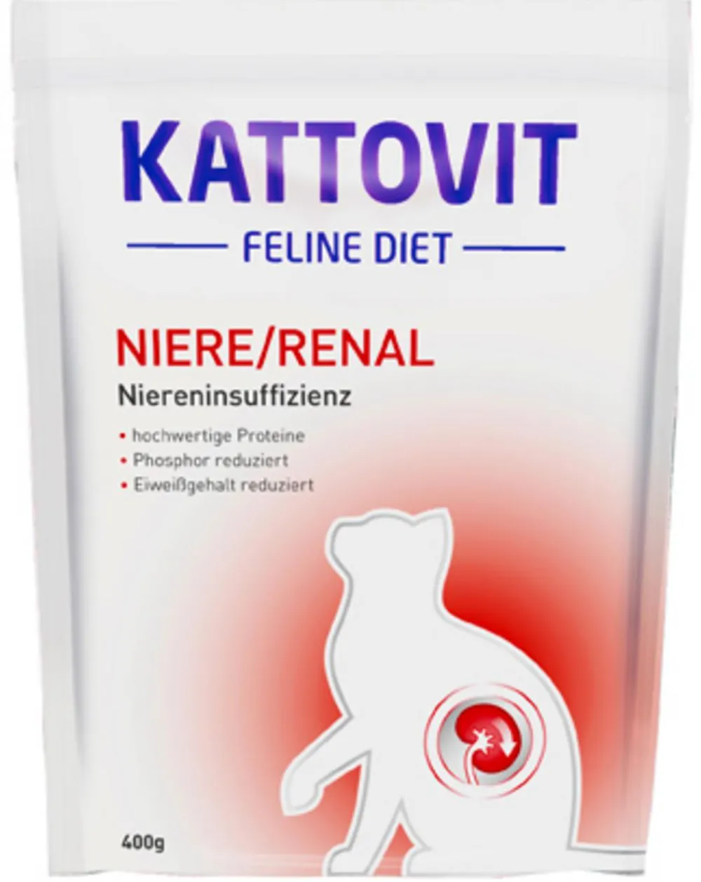 KATTOVIT Feline Diet Trockenfutter Katze > Trockenfutter für Katzen Niere/Renal