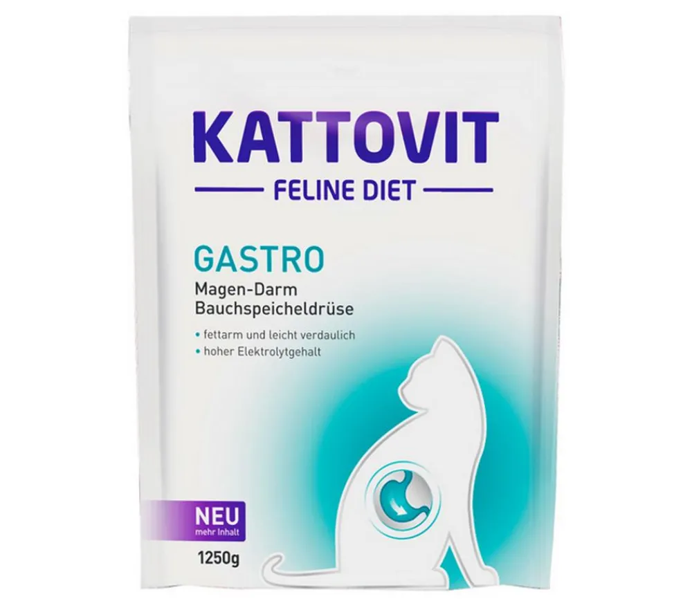 KATTOVIT Feline Diet Trockenfutter Katze - Trockenfutter Gastro