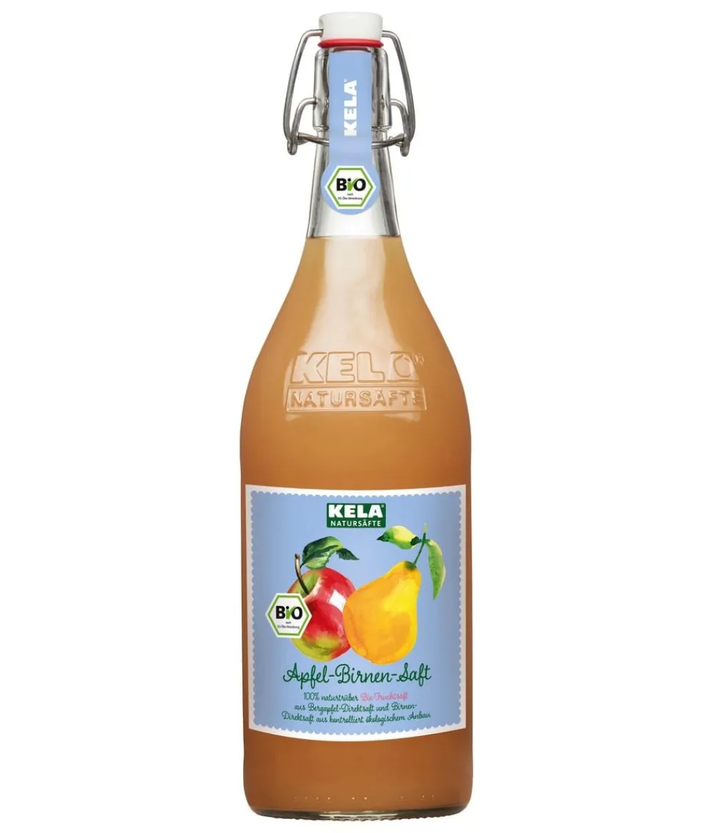 KELA Säfte - Apfel & Birne 100 % Bio-Direktsaft, 1 L