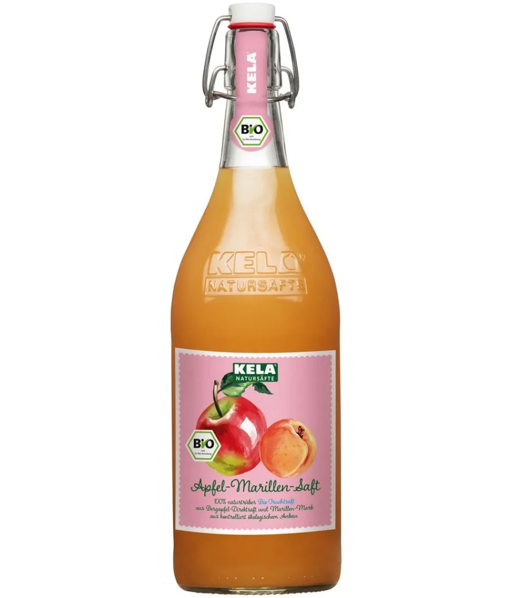 KELA Säfte > Apfel & Marille 100 % Bio-Fruchtsaft, 1 L