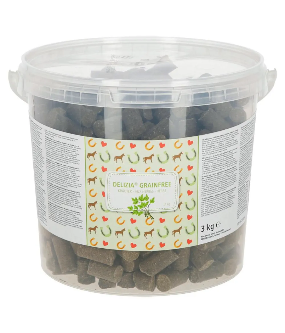 Kerbl Delizia Pferdeleckerlies > ® Pferdeleckerli Belohnungswürfel GrainFree, 3 kg