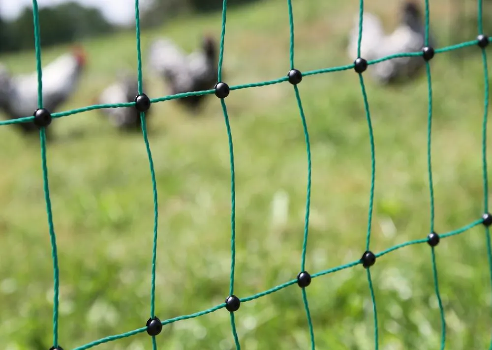 Kerbl Mehr Hühnerzubehör|Bauernhof Zubehör > Geflügelnetz PoultryNet Doppelspitze, elektrifizierbar