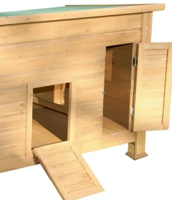 Kerbl Bauernhof Zubehör|Hühnerställe - Hühnerstall Florentina, ca. B146/H80/T74 cm