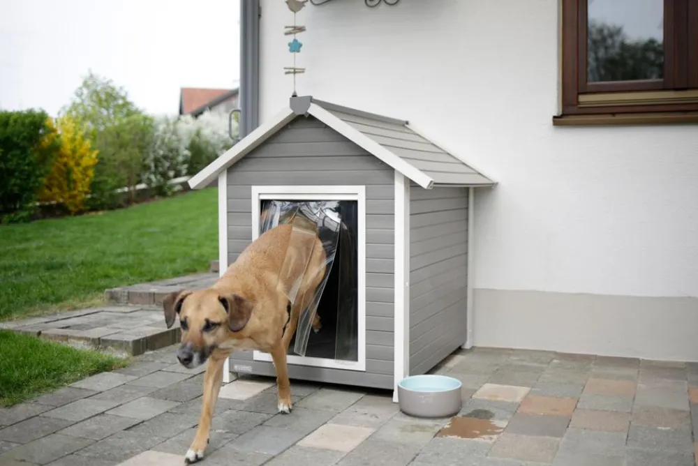 Kerbl Mehr Hundeschlafplätze - Hundehütte ECO Hendry, ca. B101/H98/T88 cm
