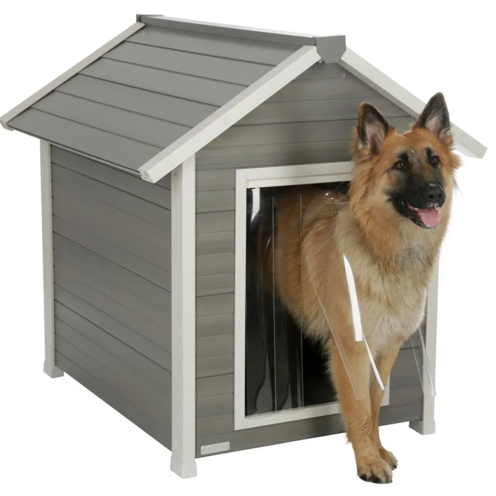 Kerbl Mehr Hundeschlafplätze - Hundehütte ECO Hendry, ca. B101/H98/T88 cm
