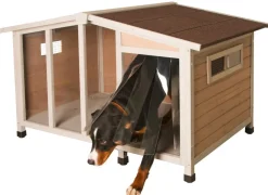 Kerbl Hundehütte Overview, ca. B134/H82/T98 cm Outlet