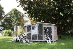 Kerbl Hundehütte Overview, ca. B134/H82/T98 cm Outlet