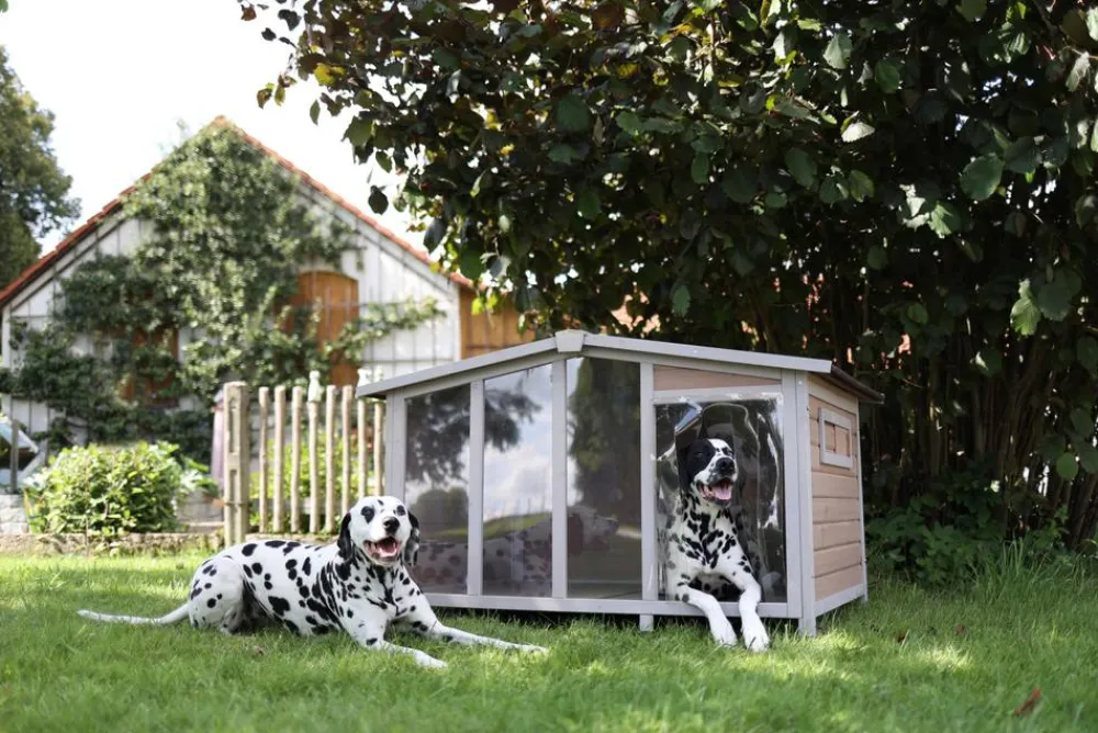 Kerbl Hundehütte Overview, ca. B134/H82/T98 cm Outlet