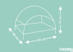 Kerbl Mehr Transport & Unterwegs|Hundebetten & Körbe > Hundeliege Vacation, , ca. B105/H75/T86 cm