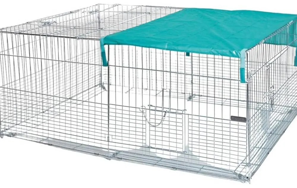 Kerbl Freilaufgehege - Jungtier-Freilaufgehege mit Ausbruchsperre, ca. B144/H60/T112 cm