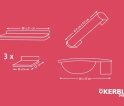 KERBL Pet Kletterwand Rocky, 6-teilig Discount