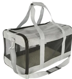 Kerbl Hundetransportboxen|Zubehör Tierarztbesuch - Tragetasche Casual, Grau