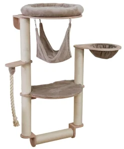 Kerbl Kratzbäume & Kratzmöbel - Wandkratzbaum Dolomit Grappa Pro, , ca. B70/H138/T66 cm Beige