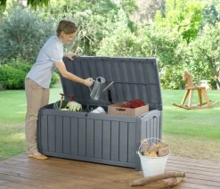 Keter Aufbewahrungsboxen > Aufbewahrungsbox Glenwood, 390 Liter, ca. B128/H61/T65 cm