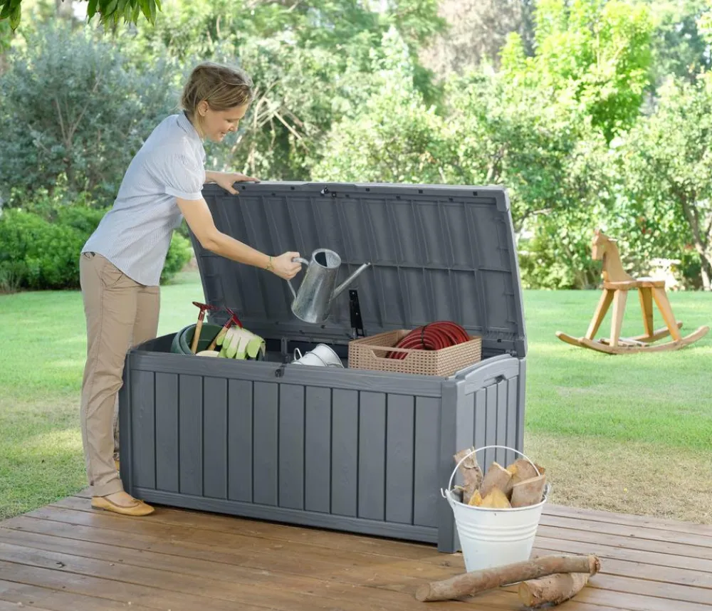 Keter Aufbewahrungsboxen > Aufbewahrungsbox Glenwood, 390 Liter, ca. B128/H61/T65 cm