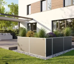 KGT Alu-Hochbeet 210, ca. B205/H77/T45 cm Silber New