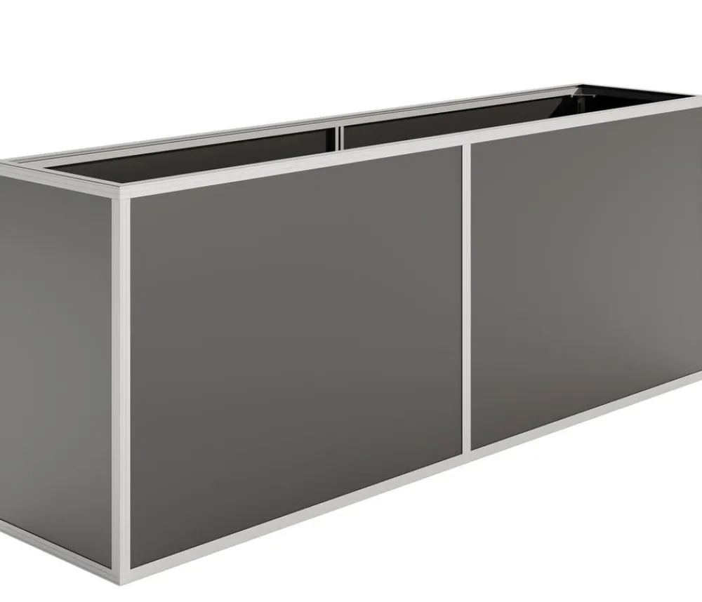 KGT Alu-Hochbeet 210, ca. B205/H77/T45 cm Silber New