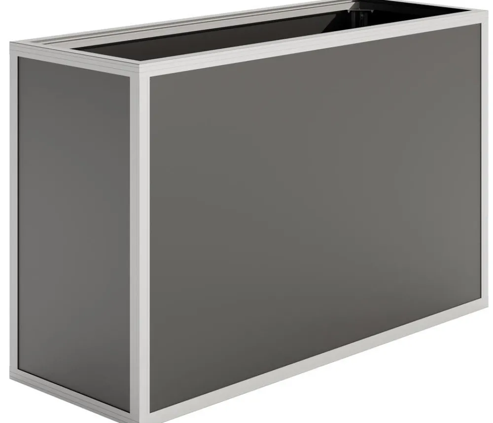 KGT Hochbeete & Frühbeete > Alu-Hochbeet 130, ca. B121/H77/T45 cm