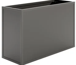 KGT Hochbeete & Frühbeete - Alu-Hochbeet 130, ca. B121/H77/T45 cm Anthrazit