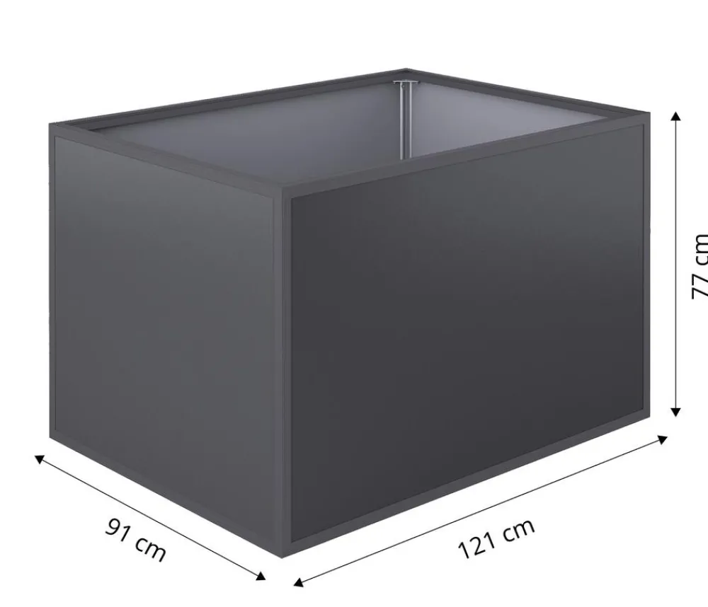 KGT Aluminium-Hochbeet, Anthrazit Outlet