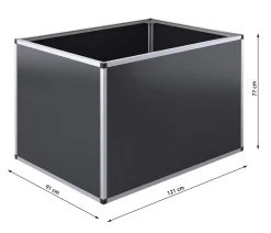 KGT Hochbeete & Frühbeete > Aluminium-Hochbeet, 91er