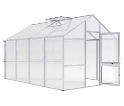 KGT Gewächshaus Dahlie IV, ca. B297/H276/T429 cm Silber Sale