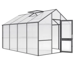 KGT Gewächshäuser - Gewächshaus Dahlie IV, ca. B297/H276/T429 cm Anthrazit