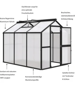 KGT Gewächshäuser > Gewächshaus Galant III, HKP