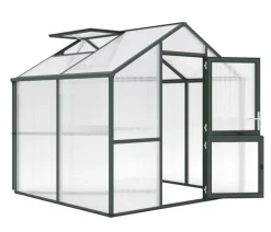 KGT Gewächshaus Iris II, ca. B233/H226/T217 cm Dunkelgrün Online