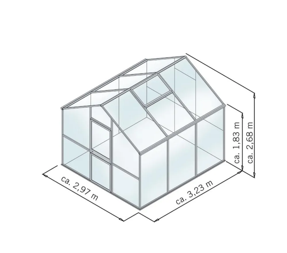 KGT Gewächshäuser > Gewächshaus Lilie III