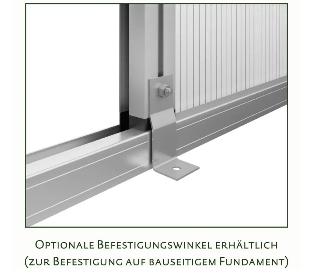 KGT Gewächshäuser - Gewächshaus Rhodo IV Silber