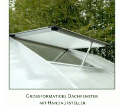 KGT Gewächshäuser - Gewächshaus Rhodo IV Silber