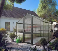 KGT Gewächshaus Rose II Dunkelgrau Sale