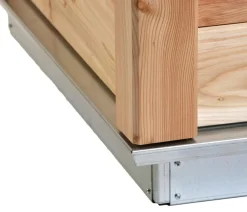 KGT Hochbeete & Frühbeete > Holz-Hochbeet Woody 130, ca. B131/H79/T99 cm