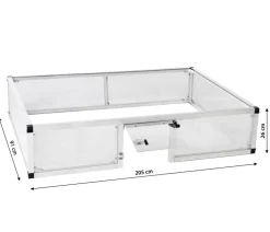 KGT Hochbeete & Frühbeete > Schildkröten-Unterbau für Frühbeet 210, ca. B205/H26/T91 cm