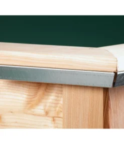 KGT Schneckenkante für Hochbeet Woody 130 Silber Sale
