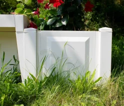KHW Kunststoff-Gartenbank Berlin Weiß New