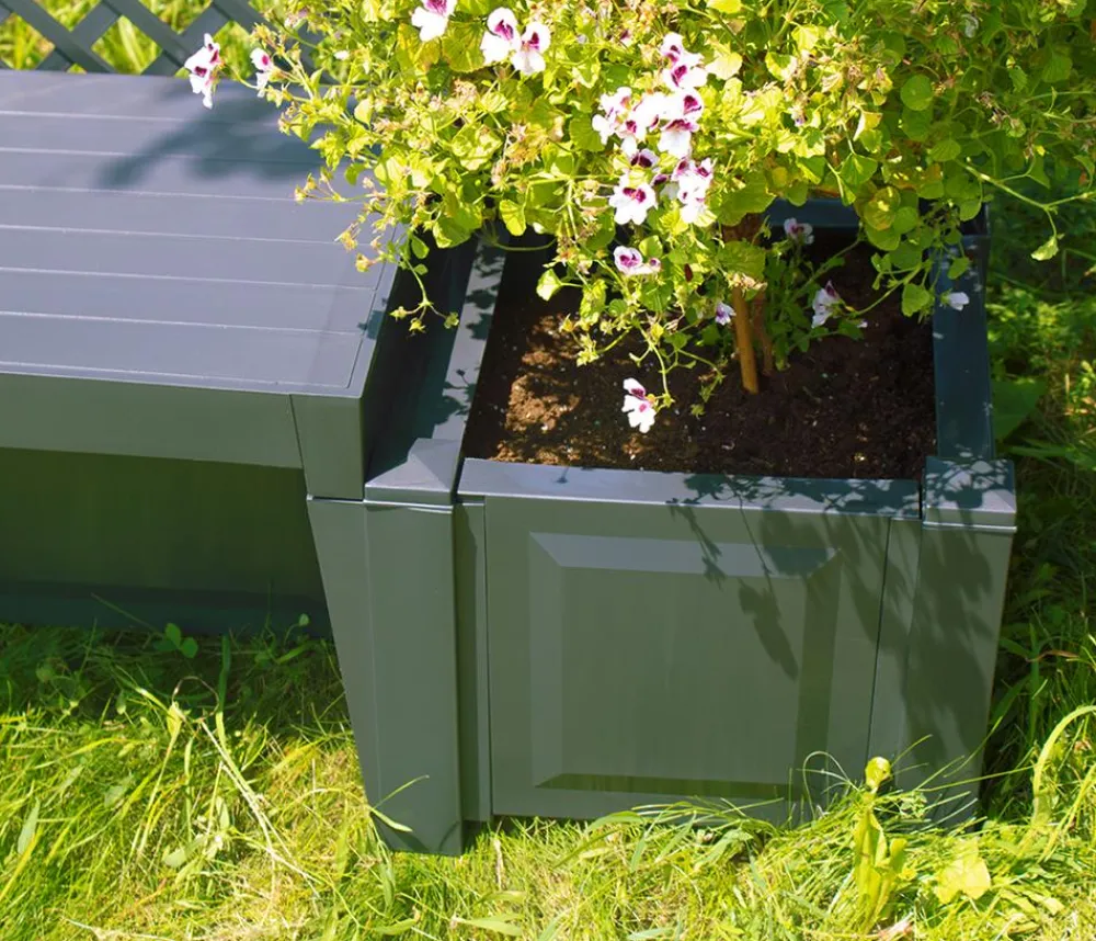 KHW Gartenbänke Kunststoff > Kunststoff-Gartenbank Kopenhagen