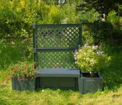 KHW Gartenbänke Kunststoff > Kunststoff-Gartenbank Kopenhagen