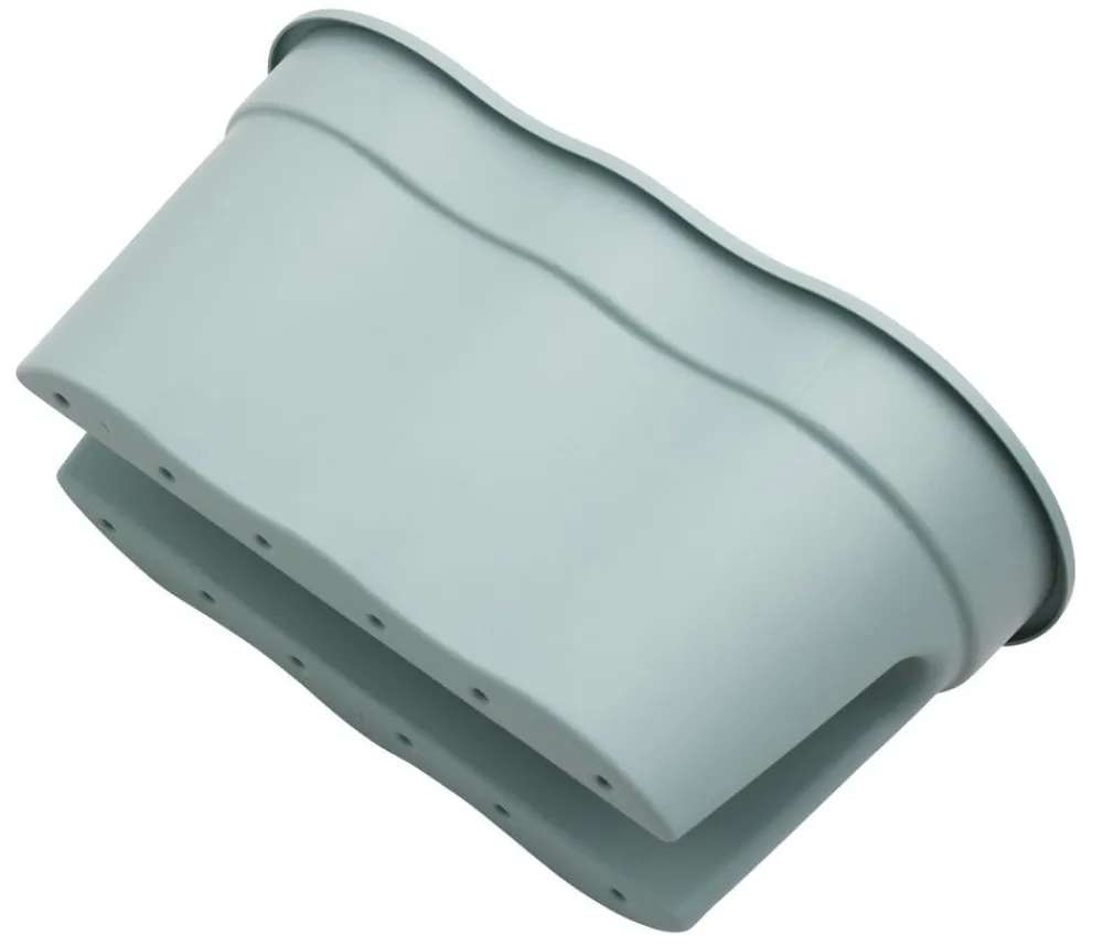 KHW Kunststoff-Geländertopf Flowerclip, ca. B57,5/H27/T27,7 cm, 2er-Set Grün Hot