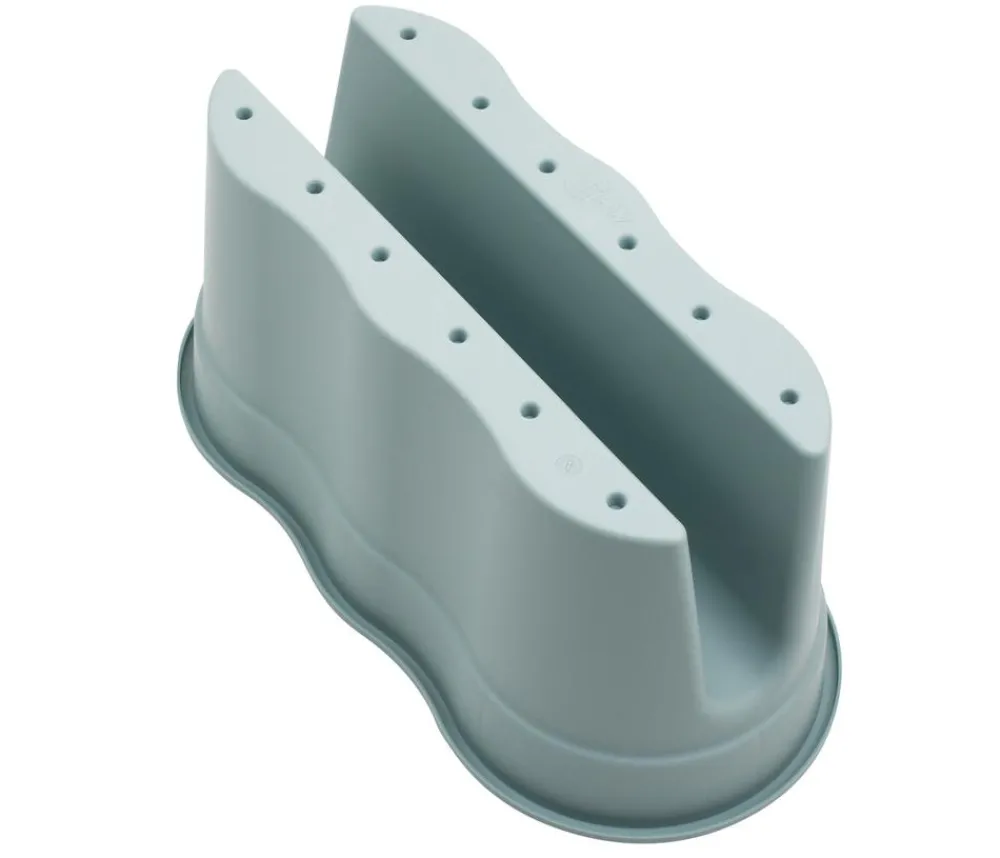 KHW Kunststoff-Geländertopf Flowerclip, ca. B57,5/H27/T27,7 cm, 2er-Set Grün Hot