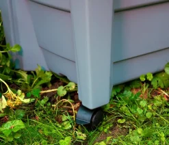 KHW Pflanzkübel & Blumenkästen > Kunststoff-Pflanzkasten Calypso, inkl. Spalier und Rollen