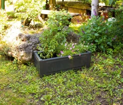 KHW Kunststoff-Pflanzkasten, ca. B100/H41/T43 cm Dunkelgrau Discount
