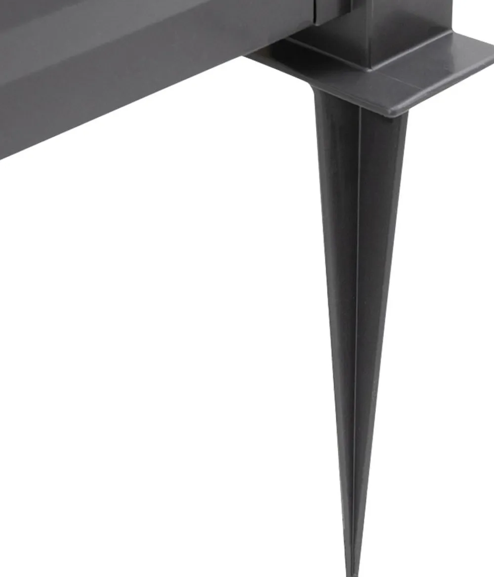 KHW Rankgitter & Obelisken > Kunststoff-Spalier mit Erdspießen, ca. B43/H140/T6 cm
