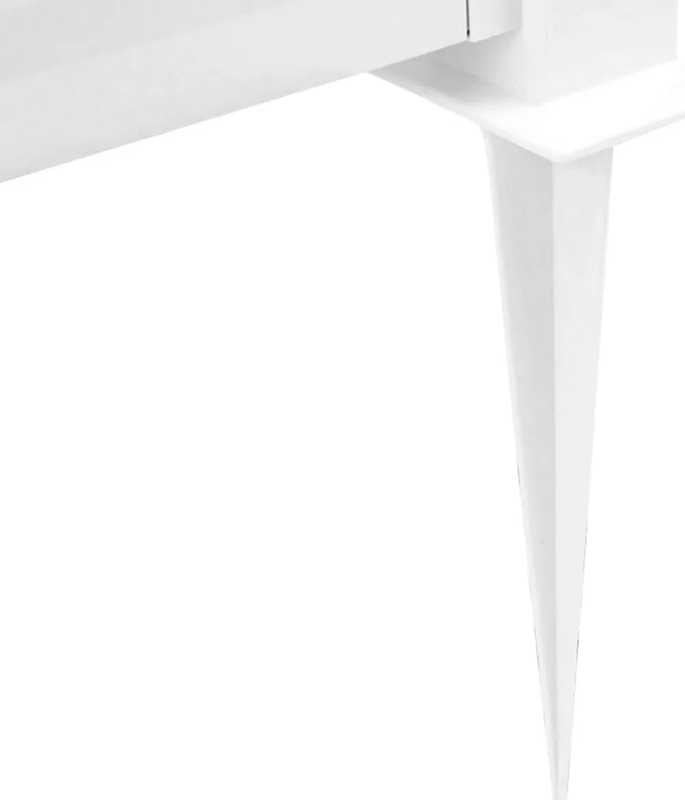 KHW Kunststoff-Spalier mit Erdspießen, ca. B43/H140/T6 cm Weiß Hot