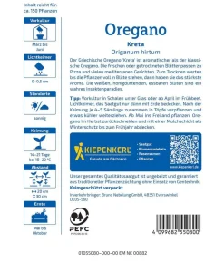 Nebelung/Kiepenkerl Kräutersamen - Kiepenkerl Saatgut Oregano 'Kreta'