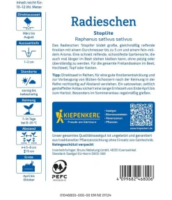 Nebelung/Kiepenkerl Gemüsesamen - Kiepenkerl Saatgut Radies 'Stoplite'