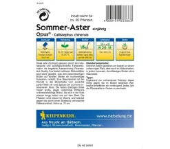 Nebelung/Kiepenkerl Kiepenkerl Saatgut Sommer-Aster 'Opus' New